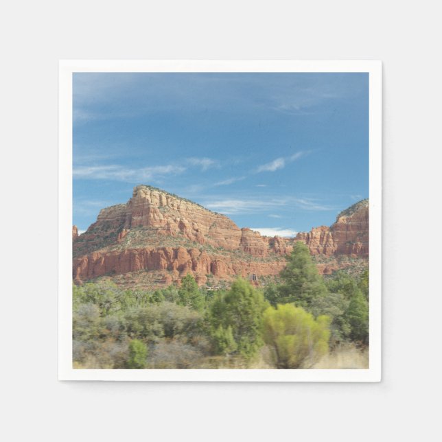 Guardanapo De Papel Rochas Vermelhas de Sedona (Frente)