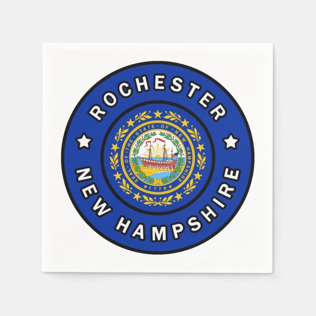 Guardanapo De Papel Rochester New Hampshire (Frente)