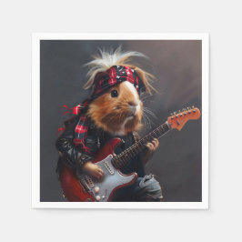 Guardanapo De Papel Rock n Roll Guiné Pig