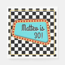 Rock & Rock de Sock Hop dos anos 50 '1950s' Xadrez