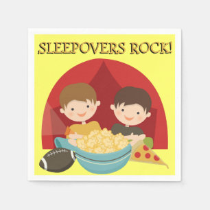 Guardanapo De Papel Rock Sleepovers