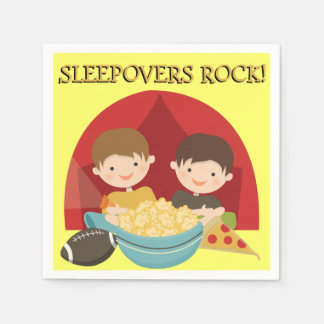 Guardanapo De Papel Rock Sleepovers