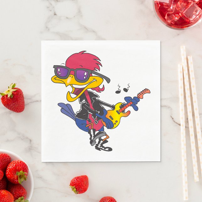 Guardanapo De Papel Rocker Bird (Criador carregado)