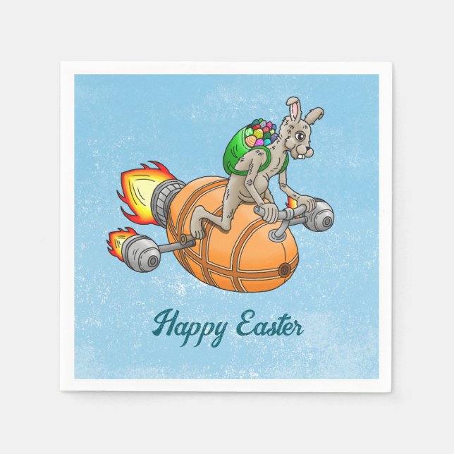 Guardanapo De Papel Rocket Bunny (Frente)