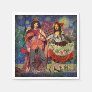 Guardanapo De Papel Romance de Mona Lisa