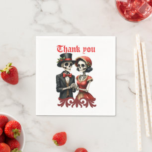 Guardanapo De Papel Romance do Osso de Natal, Um simpático casal de es