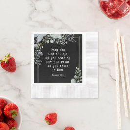 Guardanapo De Papel Romanos 15:13 Deus da Esperança enchem você de ale