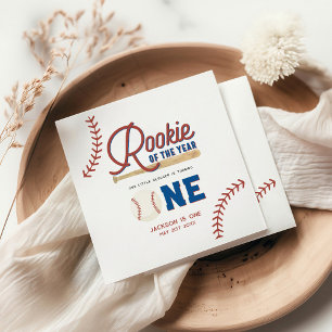 Guardanapo De Papel Rookie do Ano do Partido do primeiro aniversario B