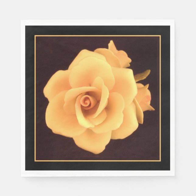 Guardanapo De Papel Rosa Amarela, Foto 2004. (Frente)