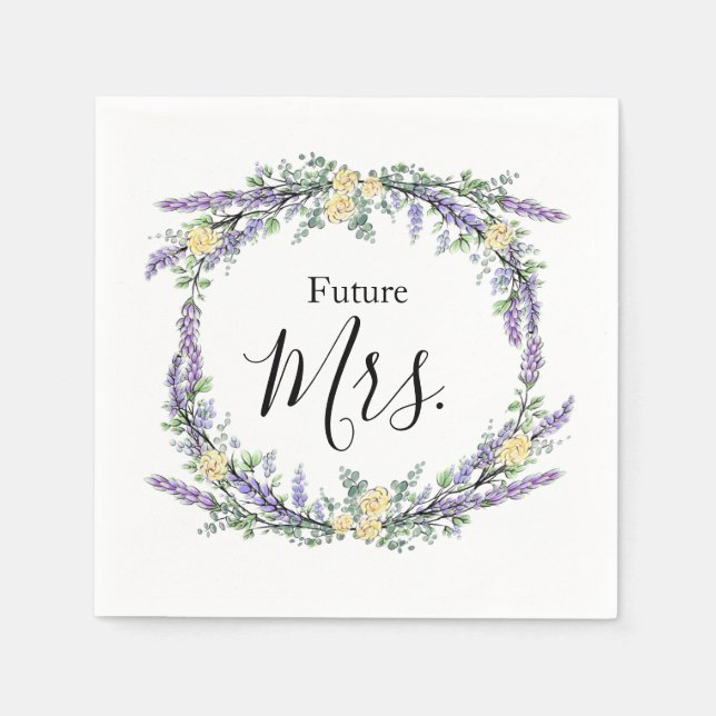 Guardanapo De Papel Rosa Amarela lavanda e Eucalyptus (Frente)