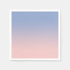 Guardanapo De Papel Rosa claro para Papel Coquetel de Ombre Azul Nápol