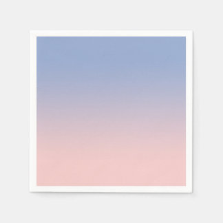 Guardanapo De Papel Rosa claro para Papel Coquetel de Ombre Azul Nápol