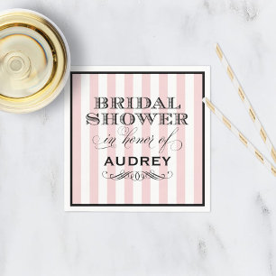 Guardanapo De Papel Rosa claro Vintage Chá de panela francês