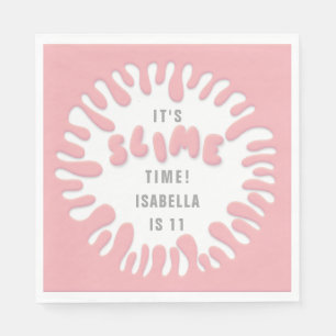 Guardanapo De Papel Rosa cor-de-rosa azul brilhante festa de lodo