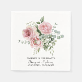 Guardanapo De Papel Rosa Cor-de-Rosa Memorial