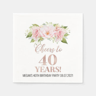 Guardanapo De Papel Rosa cor-de-rosa torto a 40 anos