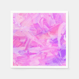 Guardanapo De Papel Rosa e Roxo