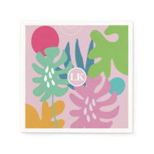Rosa moderno floral tropical natureza feminino boh