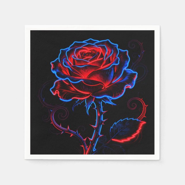 Guardanapo de Papel Rosa Neon (Frente)