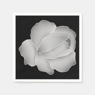 Guardanapo De Papel Rosa prateada elegante a preto ou a qualquer cor