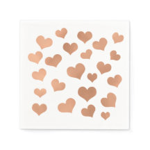 Rosa Rosa Rosa Rosa Dourada Blush Confetti Coraçõe