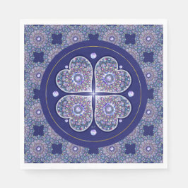 Guardanapo De Papel Rosace Azul