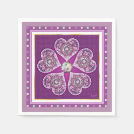 Guardanapo De Papel Rosace azul ou vermelho para bebê&criança