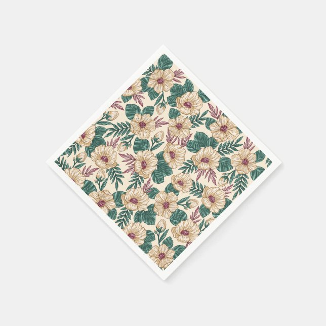Guardanapo De Papel Rosas (Canto)