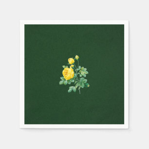 Guardanapo De Papel Rosas Amarelas e Rosebuds