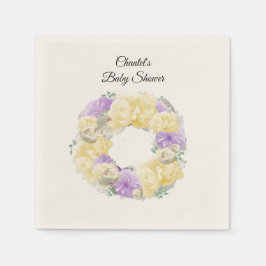 Guardanapo De Papel Rosas cor-de-rosa e papel de Chá de fraldas para p