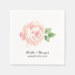 Guardanapo De Papel Rosas do vintage que Wedding