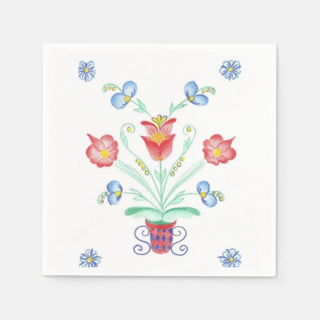 Guardanapo De Papel Rosemal Napkin (Frente)