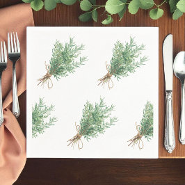 Guardanapo De Papel Rosemary Rustic Wedkin Francês Napkin