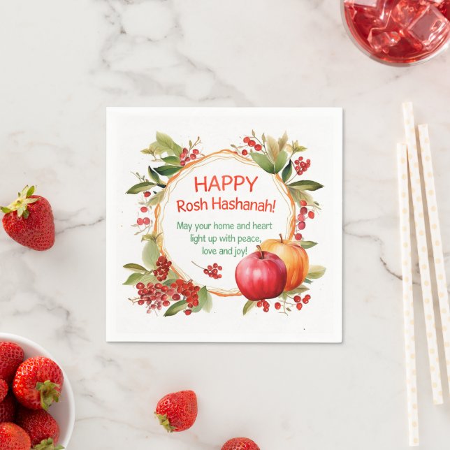 Guardanapo De Papel Rosh Hashanah (Insitu)