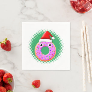 Guardanapo De Papel Rosquinha Com Olhos E Prensas Santas Desenho De Ch
