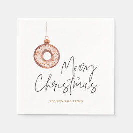 Guardanapo De Papel Rosquinha de Natal minimalista