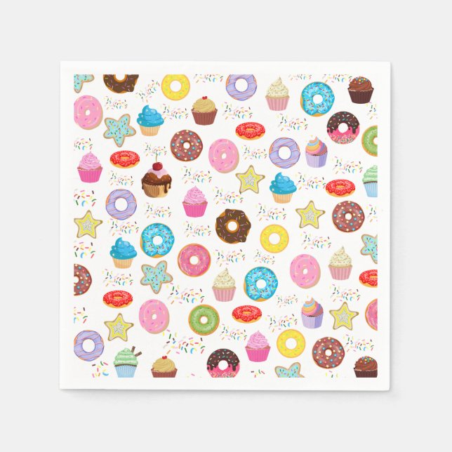 Guardanapo De Papel ROSQUINHA e CUPCAKES (Frente)