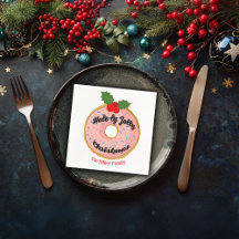 Rosquinha Engraçada Natal Wreath Personalize