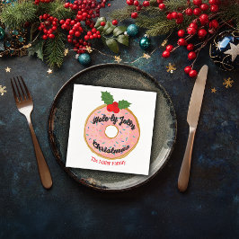 Guardanapo De Papel Rosquinha Engraçada Natal Wreath Personalize