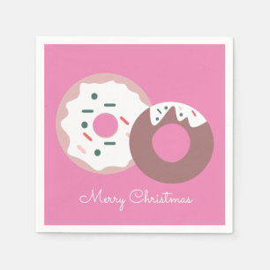 Guardanapo De Papel Rosquinhas De Natal Granulado Padaria Feliz Natal