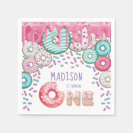 Guardanapo De Papel Rosquinhas personalizadas borrifadas no primeiro a