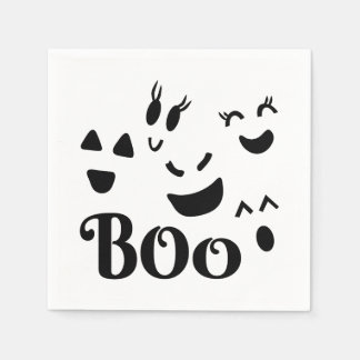 Guardanapo De Papel Rosto de Fantasma Bonito e Caprichoso, Boo, Tema d