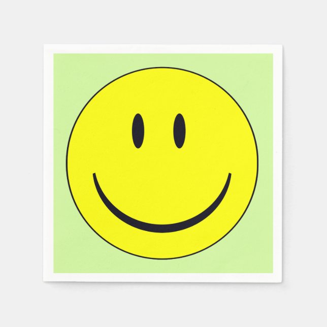 Guardanapo De Papel Rosto Feliz (Frente)