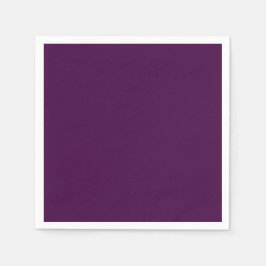 Guardanapo De Papel Roxo Berinjela Cor Sólida 
