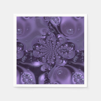 Guardanapo De Papel Roxo Líquido Roxo Elegante