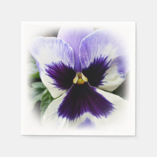 Guardanapo De Papel roxo profundo em branco