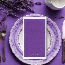 Roxo real - escrita elegante
