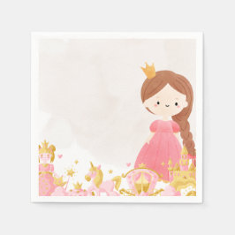 Guardanapo De Papel Royal Princess Birthday Party