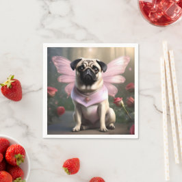 Guardanapo De Papel Royal Pug: A Princesa Fada dos Reinos Encantados
