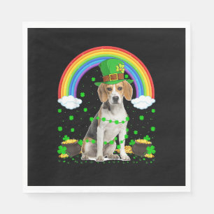Guardanapo De Papel Rua de Cachorro Mágico do Arco-Íris Leprechaun Bea